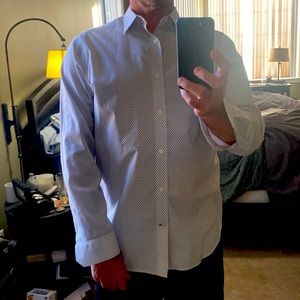 Banana republic spotted dress shirt